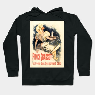 LE PUNCH GRASSOT Vintage French Art Nouveau Poster by Jules Cheret Hoodie